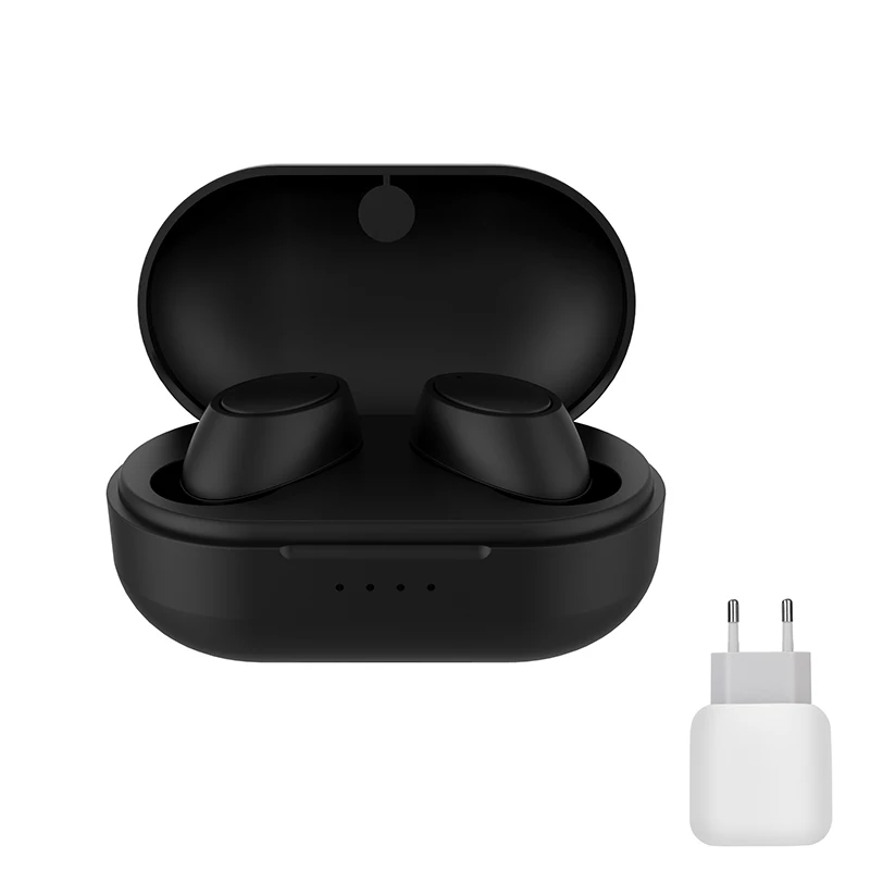 Black charger T8 TWS беспроводные Bluetooth наушники, Мини Bluetooth наушники, спортивные наушники с портативной зарядной коробкой, цветная Bluetooth 5,0 - Цвет: Black charger