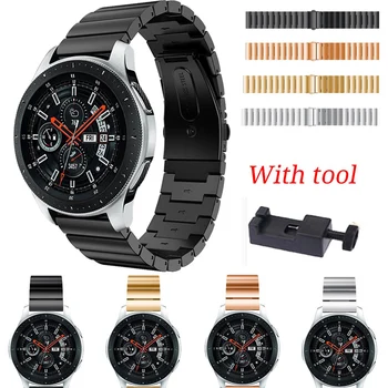 

22MM 316L Stainless Steel Wrist Strap For Samsung Galaxy Watch 46MM Smart Watch Metal Band Straps For Gear S3 Cassic/Frontier