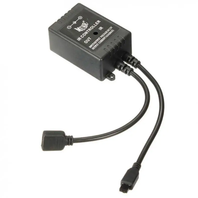 20 Key Music IR Remote Controller Sensor For 3528 5050 RGB LED Strip