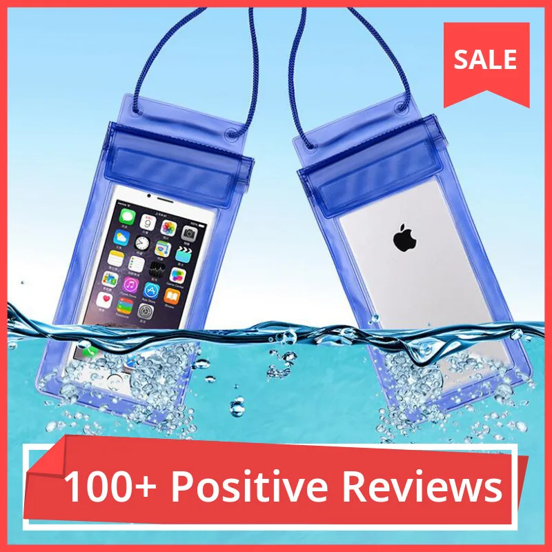 Funda de teléfono resistente al agua para exteriores, Mini bolsa de natación a prueba de agua para teléfono iphone 12 Pro Max en 7 colores