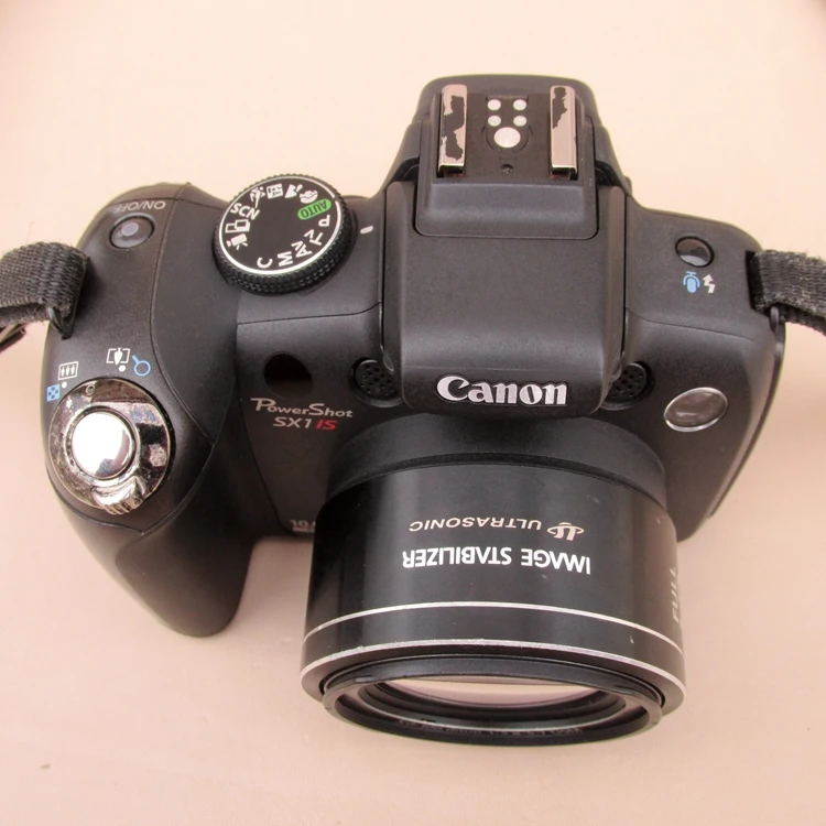 Б/у цифровая камера Canon PowerShot SX1IS 10 МП CMOS с 20x широкоугольным оптическим стабилизированным зумом и 2,8 дюймовым ЖК-дисплеем