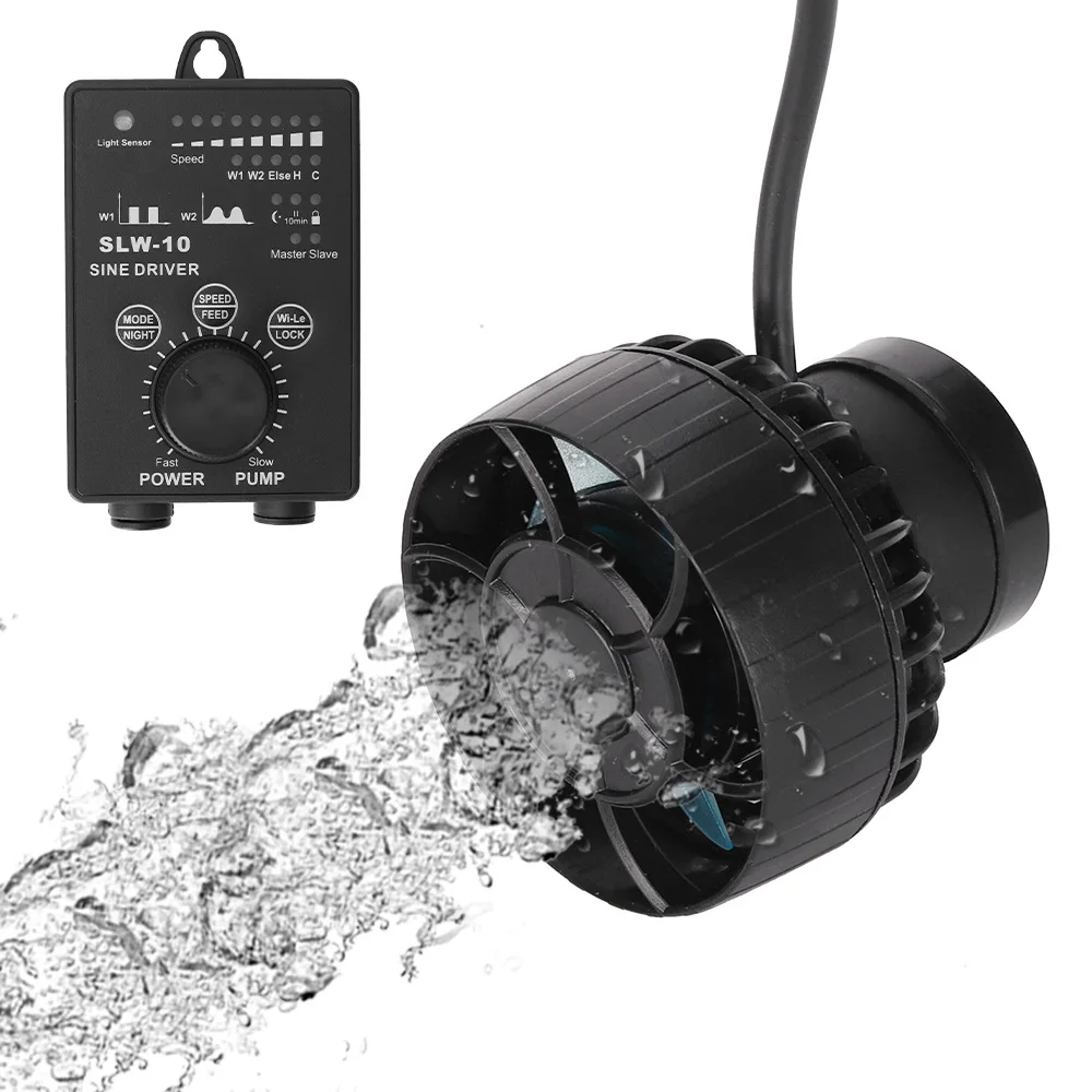 Jebao WiFi Program Marine Aquarium Coral Reef Tank Wireless Wave Maker SLW Wavemaker Pump  220V for Fresh Sea Water Tank