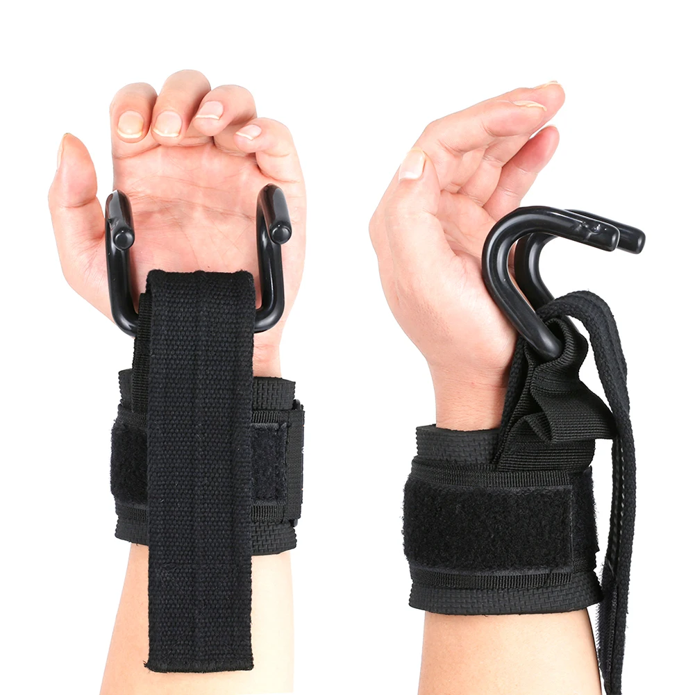 

High Quality Weight Lifting Hook Hand Barb Practical Dumbbell Weightlifting Strength Training Gym Fitness hook Support Lift Grip