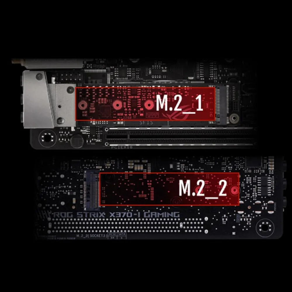 ROG STRIX X370-I GAMING X370 материнская плата для игровых плееров кантри ITX Small Dual M.2 материнская плата с RGB светильник
