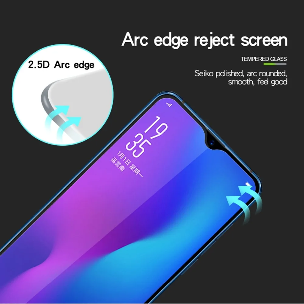 MOFI для huawei mate 20/mate 20 X пленка из закаленного стекла 2.5D Arc Edge 9H твердость поверхности Взрывозащищенная защитная пленка на весь экран