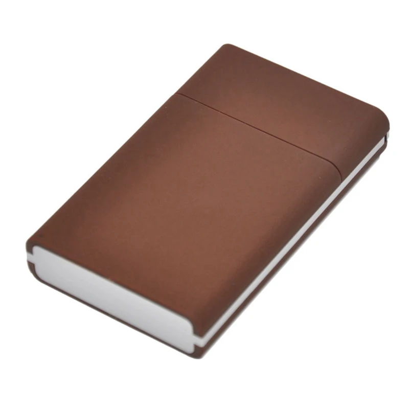 BR Простой модный пластиковый портсигар карманный размер портативный персональный портсигар - Цвет: BR