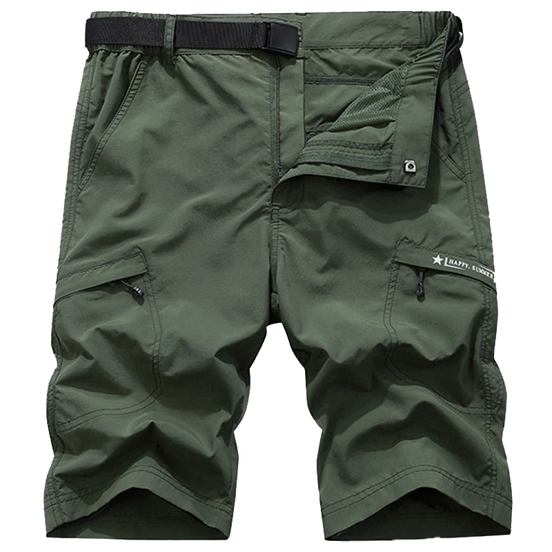 Army Green Mountainskin мужские летние быстросохнущие походные шорты для спорта на открытом воздухе дышащие треккинговые Кемпинг Рыбалка бег мужские брюки VA603 - Цвет: Army Green