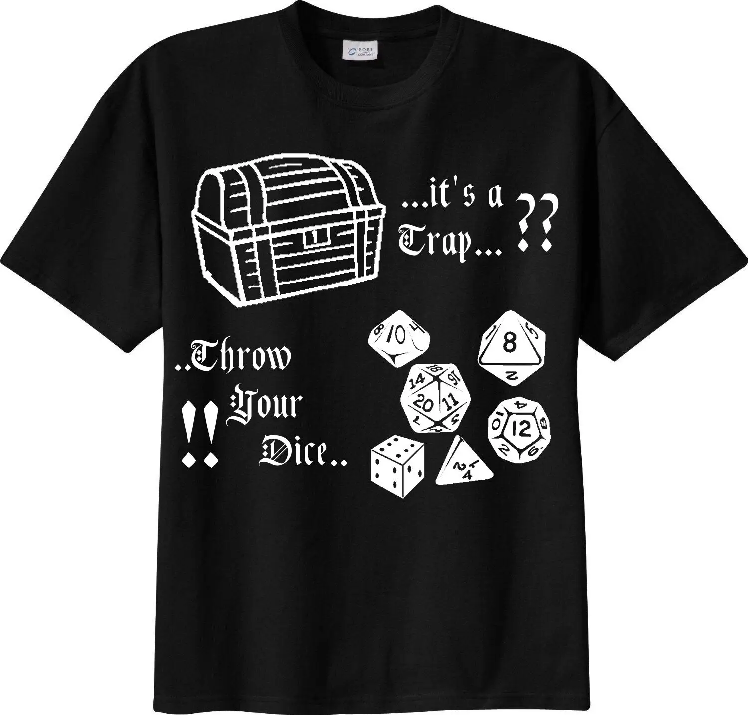 Футболка THE Dungeon Master trap D&ampD Подземелья и Драконы кости ролевые игры | Мужская
