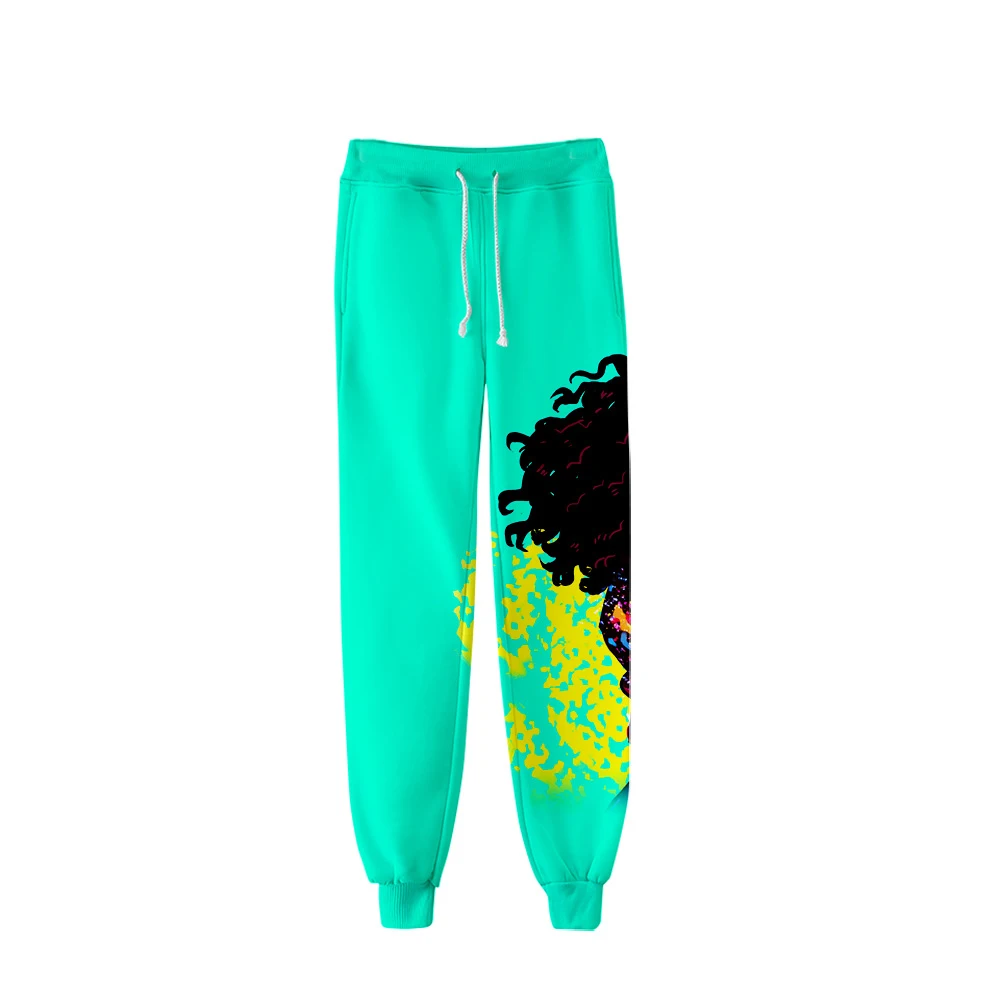 LIZZO Joggers брюки для мужчин и женщин хип-хоп Фитнес 3D графический принт брюки пот брюки негабаритные эластичная талия мужские тренажеры