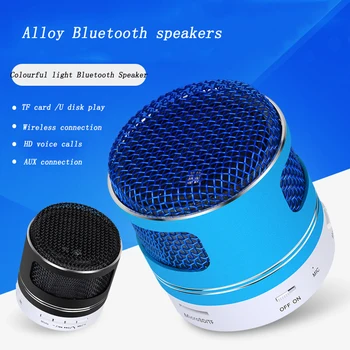 

Bluetooth Speaker Wireless Loudspeaker Light LED TF FM USB Subwoofer Column Wireless Speakers Mp3 Stereo Music Player EY165