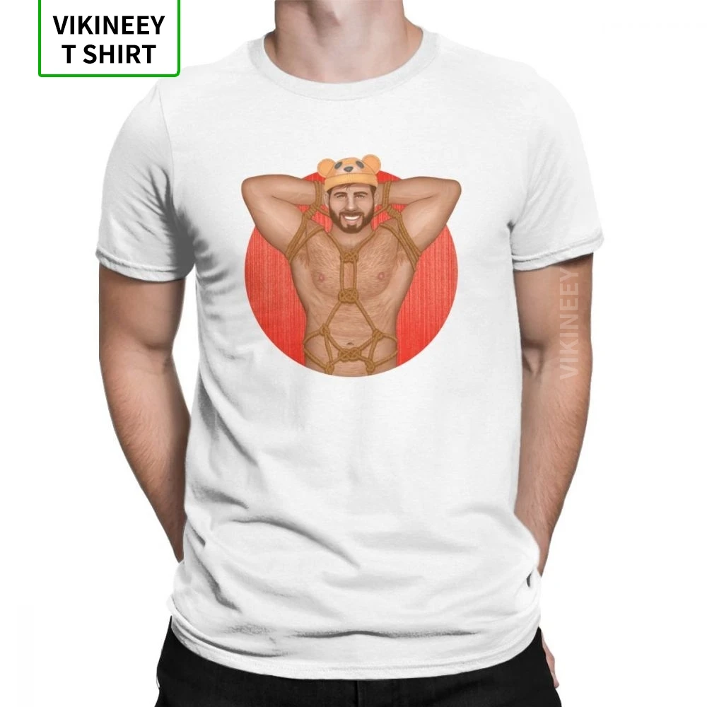 

Kinky Bear Fun T Shirt for Men Gay Bear Art Pride LGBT Short Sleeve Tops Printed Tees 100% Cotton Crew Neck T-Shirts