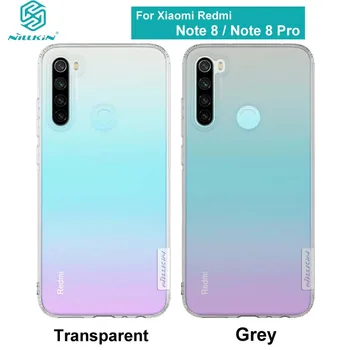 

For Xiaomi Redmi Note 8 Pro Case Nillkin Nature Transparent Clear Soft Silicon TPU Cover Redmi Note 8 Global Version