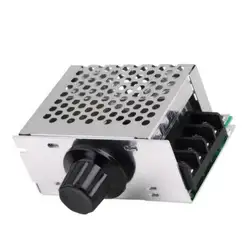 4000 Вт 220 В AC SCR контроллер скорости двигателя Модуль регулятор напряжения регулятор температуры диммер для электрической печи