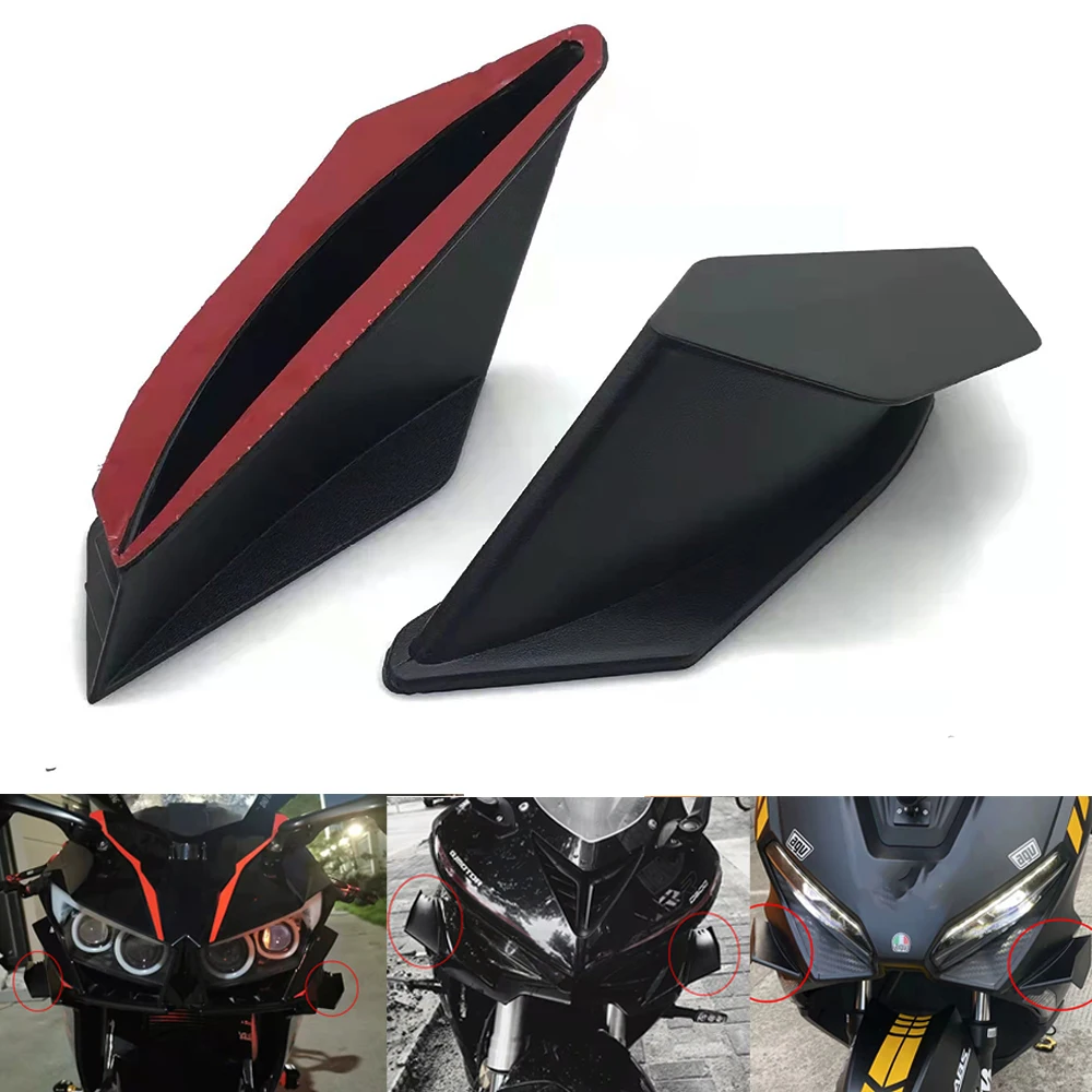 Универсальные пластиковые динамические крылья для мотоциклов Yamaha Honda Benelli Kawasaki