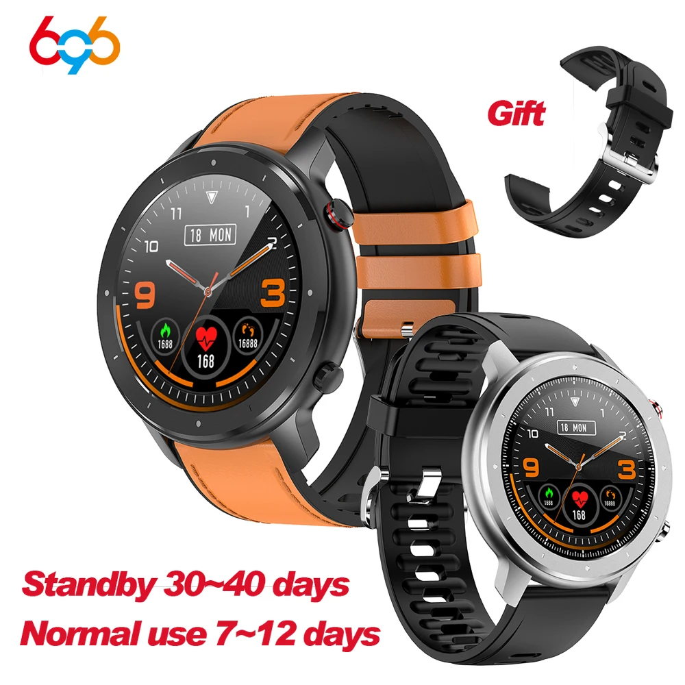 

696 F12 1.3inch Full Round Full Touch Screen Smart Band Watch Pedometer Smartwatch Men Women Heart Rate Monitor Bracelet DT78