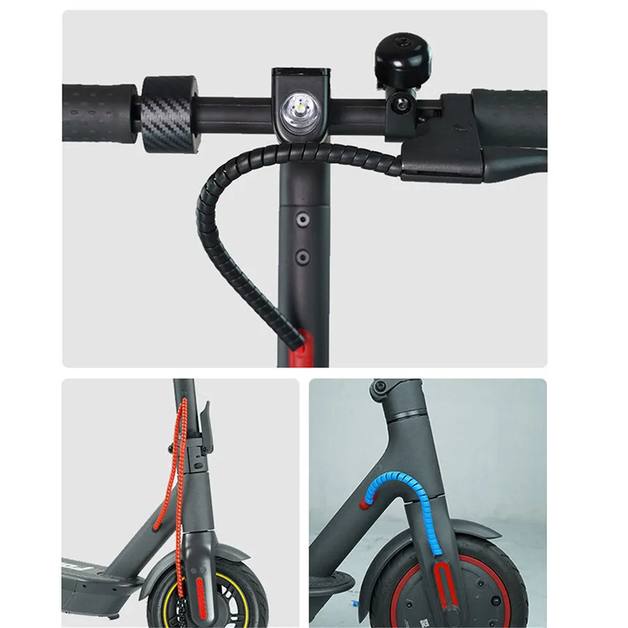 Millet M365/M365 Pro Электрический скутер Тормозная Линия спиральная Защитная крышка скутер линия труба 1 м длинная обмоточная трубка WBD