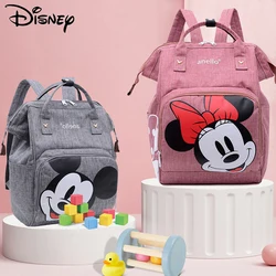 Sac à dos Disney Mickey Minnie pour maman, sac à langer grande capacité, sac de voyage de maternité, sac à couches pour soins infirmiers, organisateur pour poussette 