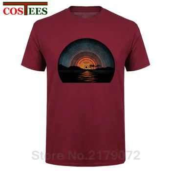 

Vintage Vinyl design Sound of Summer T shirts men 2020 new design fashion Retro Summer Time Song T-shirts Summer Music tee shirt