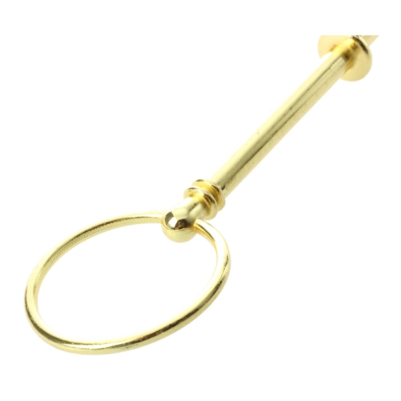  ABLA 5 Wedding Metal Gold 3 Tier Cake Stand Center Handle Rods Fittings Kit