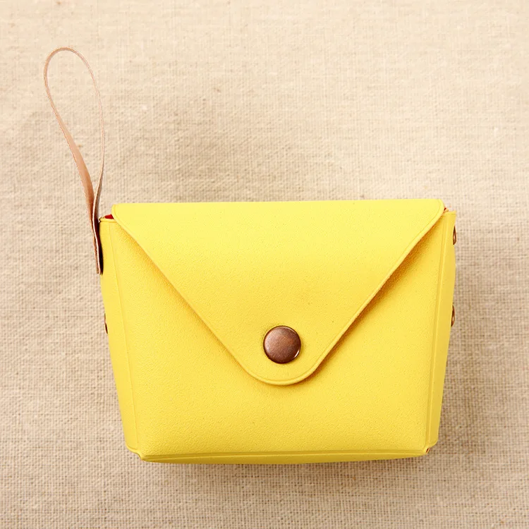 2020 Candy Color cute wallet women small Pu coin purse Ladies short hasp porte monnaie Student purse credit card clutch bag
