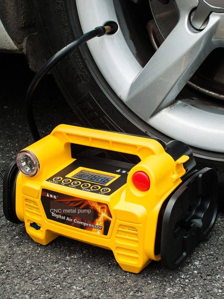 

Digital Display High Power Vehicle Inflatable Pump Car Portable 12V Vehicle Tyre Inflator Pump
