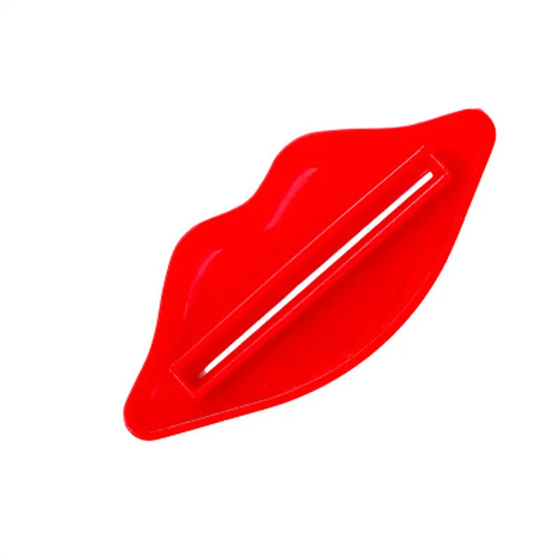 Забавный пластиковый зубной дозатор пасты для губ держатель вращающейся трубки