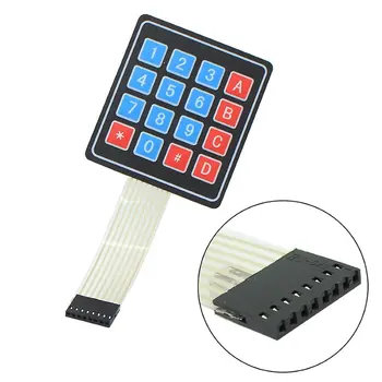 

Membrane Switch Keyboard Avr 4 X 4 Matrix Array 16-Key Membrane Switch Keyboard 4X4 Button Membrane Switch Keyboard