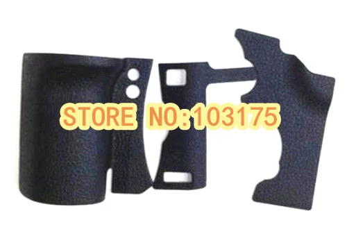 100% Originale 3 Pezzi Grip Rubber Unit Per Canon 7D Mark 2 Ii Ii 2 Body + Nastro Adesivo