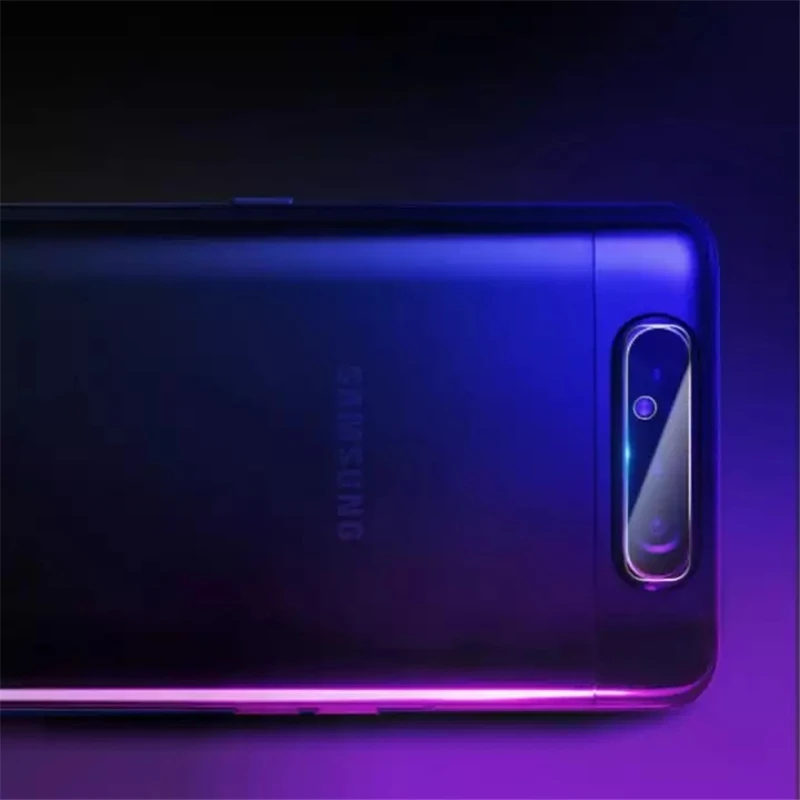 2 шт. Lentes закаленный стеклянный объектив камеры протектор для samsung Galaxy A20 A30 A40 A50 A60 A70 A80 телефон мобильный веб-камера крышка объектива