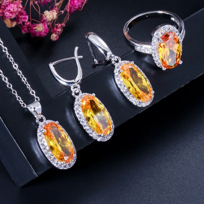 3 шт./комплект женские серьги подвески с фианитом|fashion necklace set|necklace setsilver 925 |