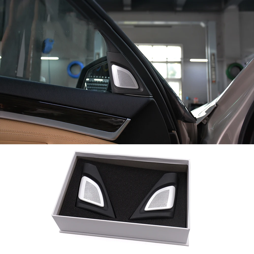 

Car treble covers for bmw f10 f11 5 series fit high quality ABS original model replace tweeter speakers lid audio trumpet head