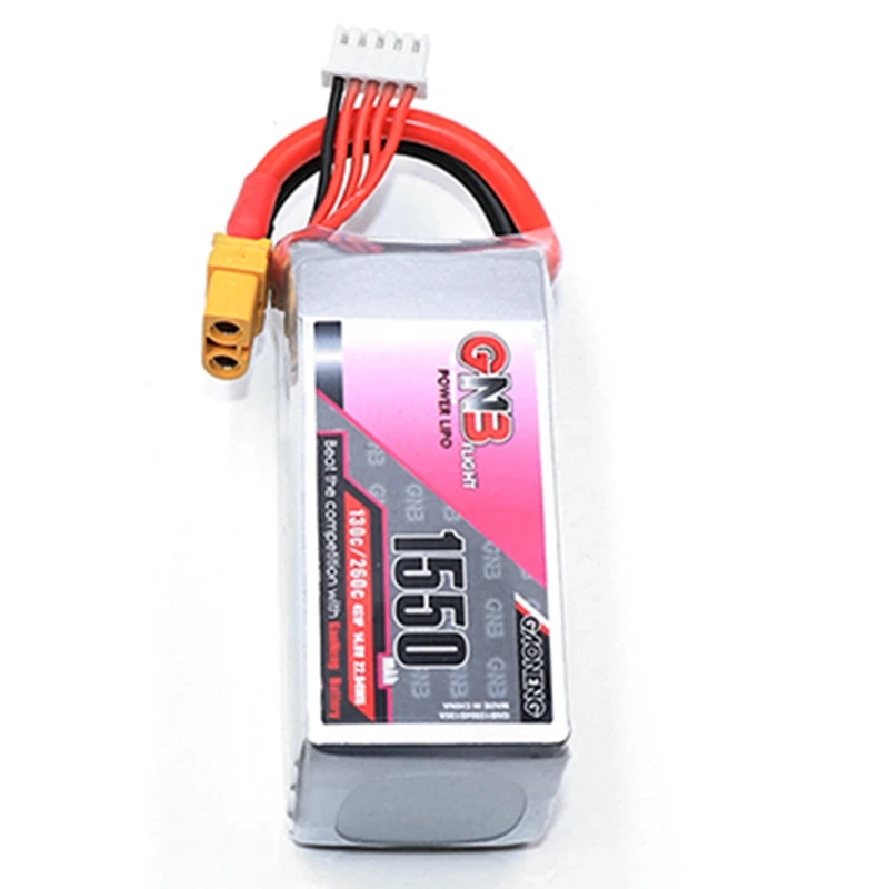 ABKT-GNB Gaoneng 14,8 V 1550Mah 130C 4S Lipo батарея XT60 разъем для Emax HAWK 5 FPV гоночный Дрон