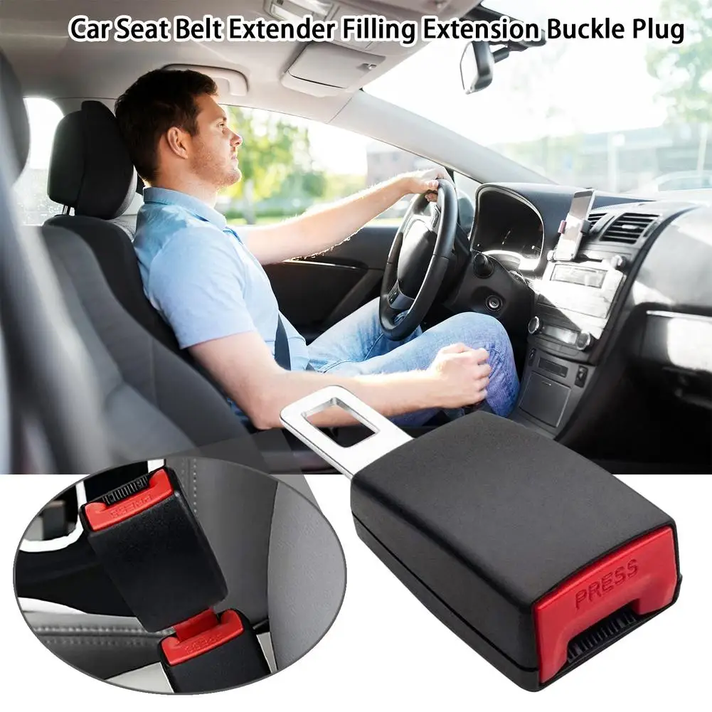 Seat Belt Extender Universal Automotive Extender Auto Seat Belt Filling Extension Buckle Plug