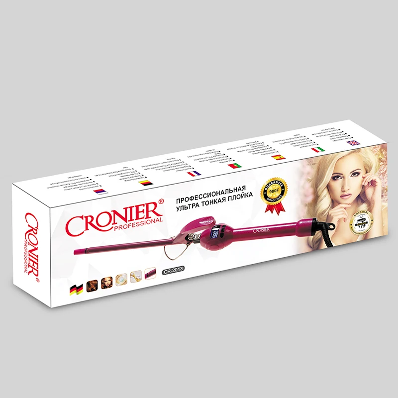 Max 980℉ Professional Hair Curler Tongs LCD Digital Wand Curling Hair Iron Corrugated Wave Styling Tools 9mm/13mm 110-240v hair curler,hair iron