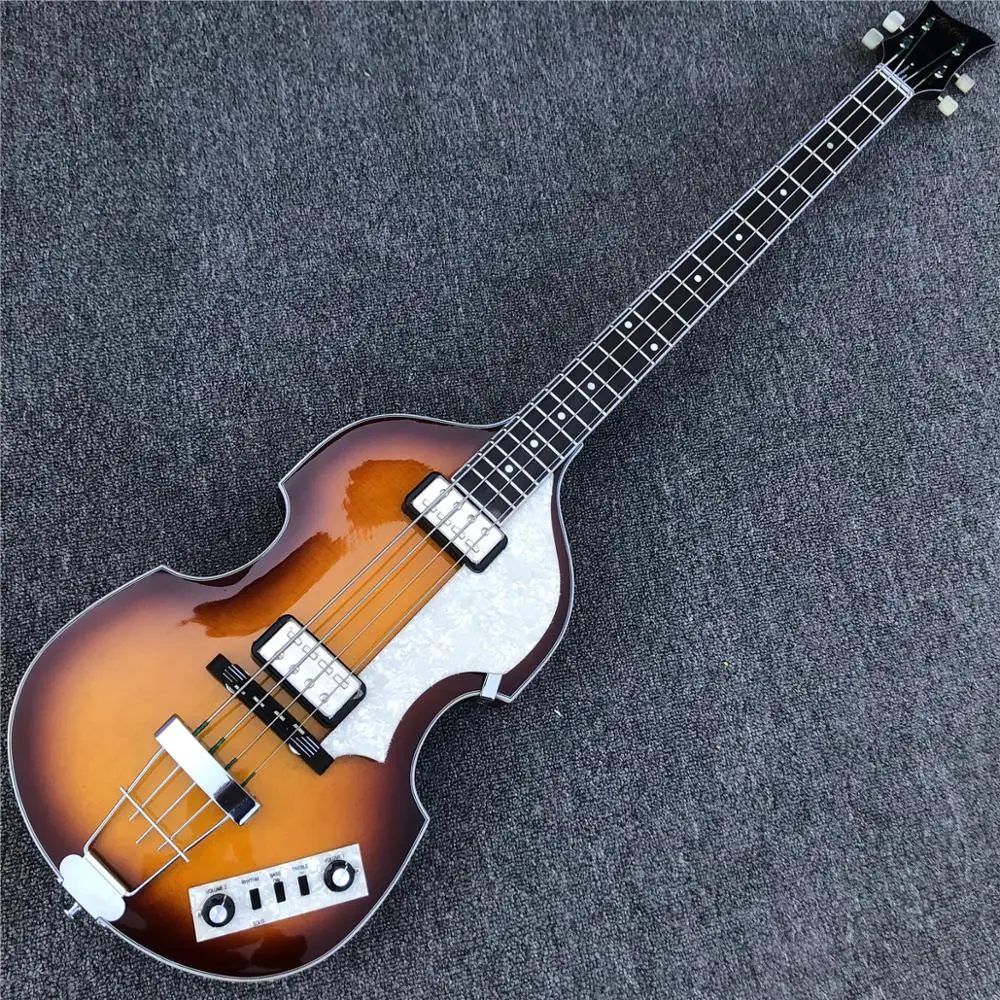 Sunburst Hofner 4 струны бас-гитара скрипка BB2 серия Icon табачный взрыв винтажный CT