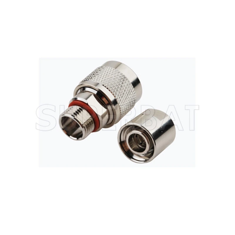 RF Coaxial Connector N Male Plug for Corrugated Copper Cable