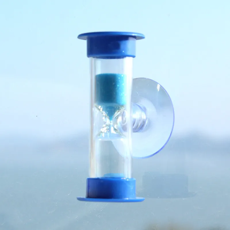 

3Min Mini Hourglass for Shower Timer/Teeth Brushing Timer with Suction Cup L0823