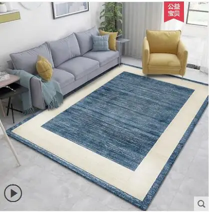 4000*3000 мм акриловый современный минималистичный Средиземноморский Якорь Дизайн Гостиной Диван Настольный коврик для чая спальни ковер