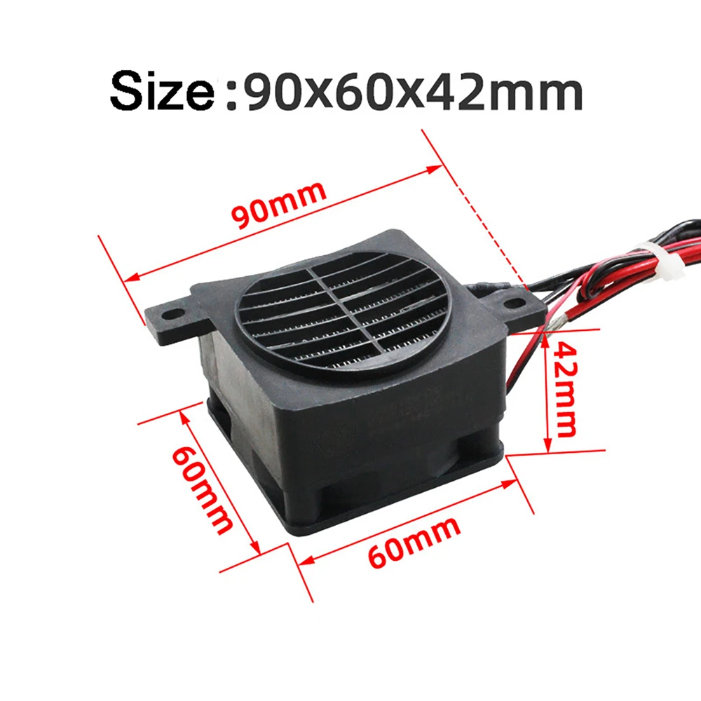 70W 12V Small Space Heating PTC Mini Fan Heater Conductive Fan Heater  Ceramic Heating Sheet Constant Temperature Air Heater - AliExpress