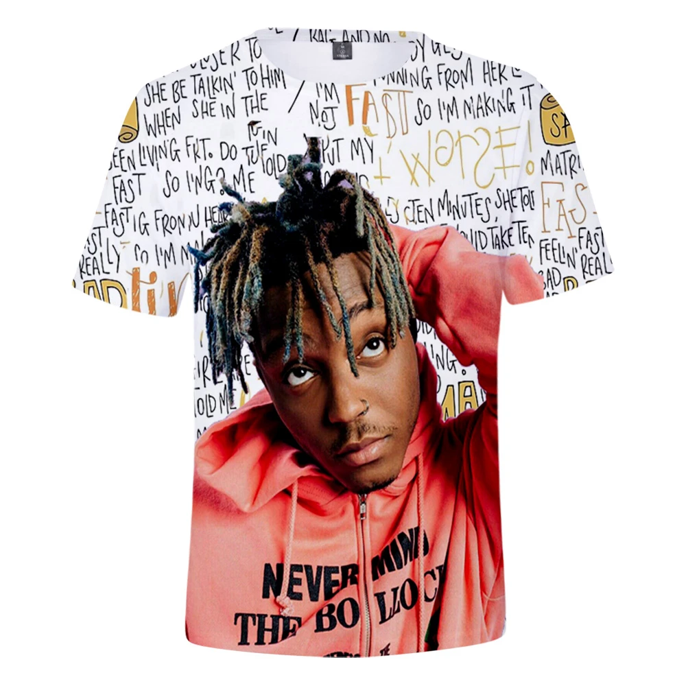 Fashion New Design 3d Printed Juice Wrld T Shirt Men's Boys Street T Shirt  Short-sleeved Juice Wrld Ms. Girl Hip Hop 3d T-shirt - T-shirts - AliExpress