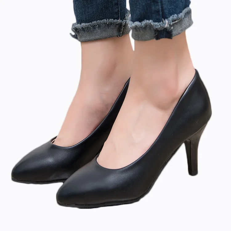 small heel work shoes