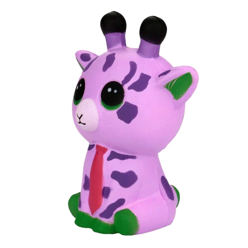 紫色梅花领带小鹿  (2)