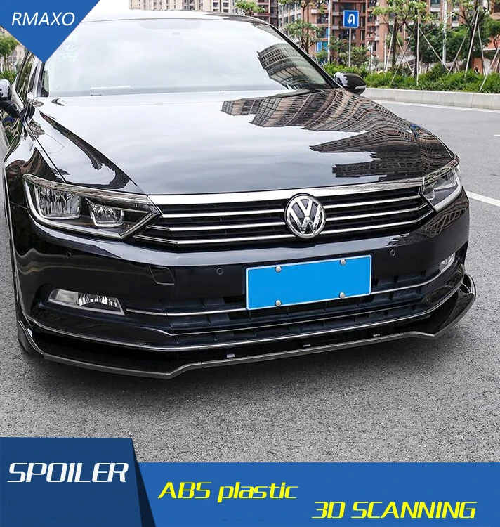 Для Volkswagen Passat B8 Body kit спойлер 2018 для ABS задний передний бампер диффузор защитные