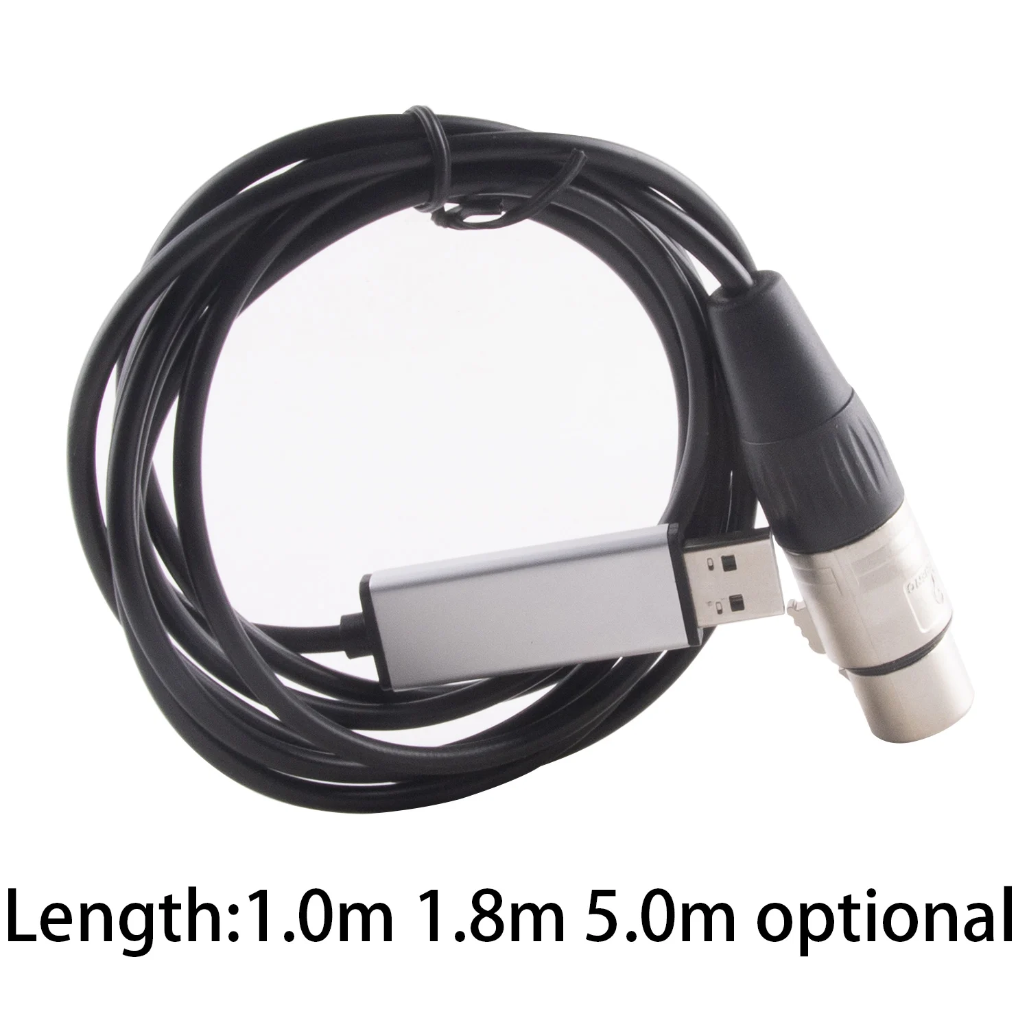 USB to DMX Controller Cable FTDI RS485 Interface Dongle Stage Lighting  Cable Support for Freestyler Software (16ft)