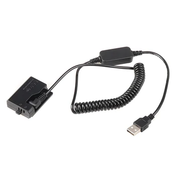 

DR-E10 Dummy Battery USB Spring Cable Adapter For Canon EOS 1100D 1200D 1300D Camera