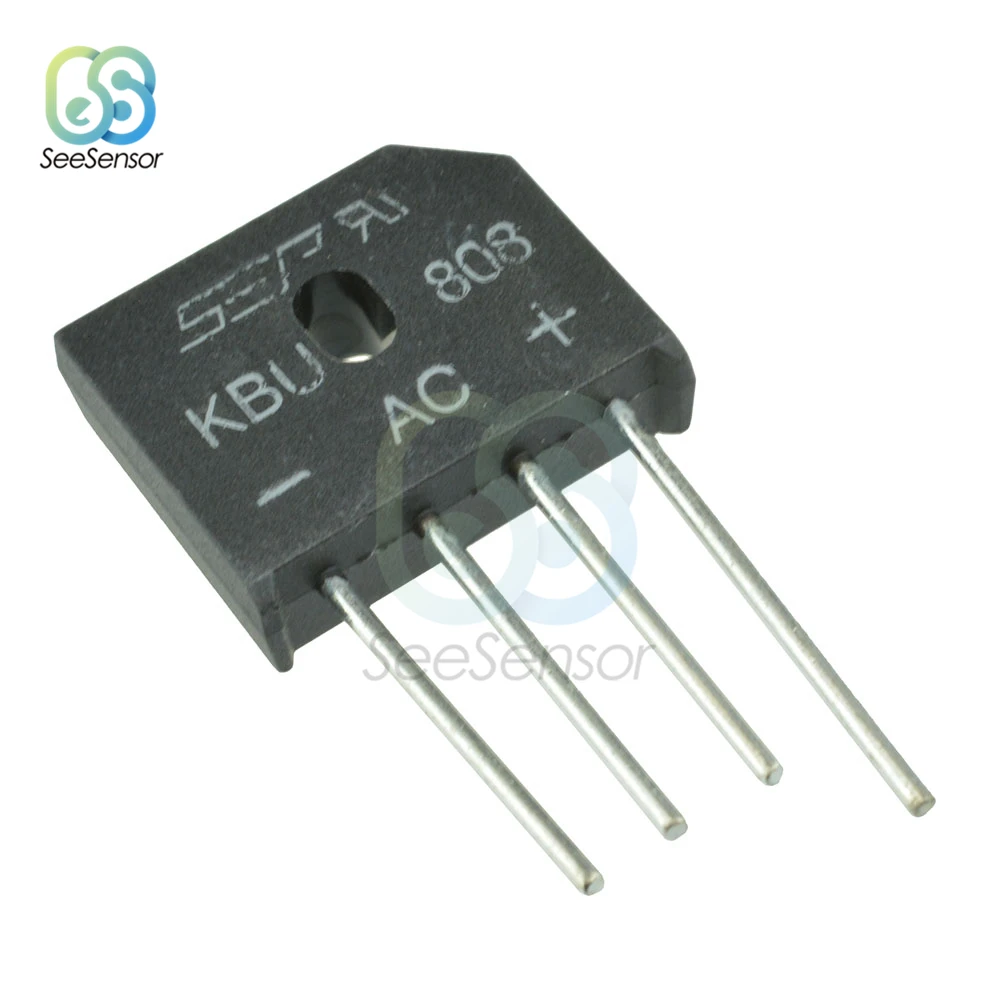 5 шт./лот KBL608 KBL-608 KBU808 KBU6J 6A 800V 6A 600V 8A 800 в диодный мост выпрямителя
