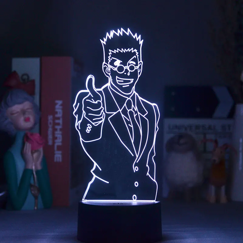 Hunter X 3D светодиодный светильник в стиле аниме ночник для спальни Декор детей