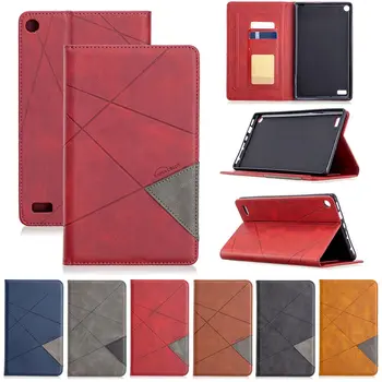 

For Amazon Kindle Fire 7 Fire7 2015 2017 Case 7.0" PU Leather Flip Tablet Cover For Amazon Kindle Fire 7 2015 2017 e-Book +film