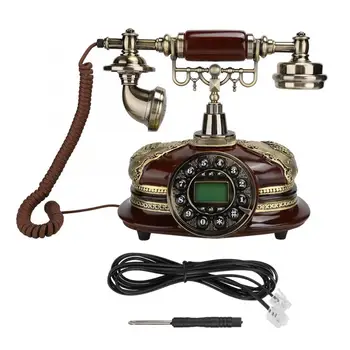 

New 8611 Home Desktop FSK/DTMF Dual System Retro Telephone with Incoming Telegram Display