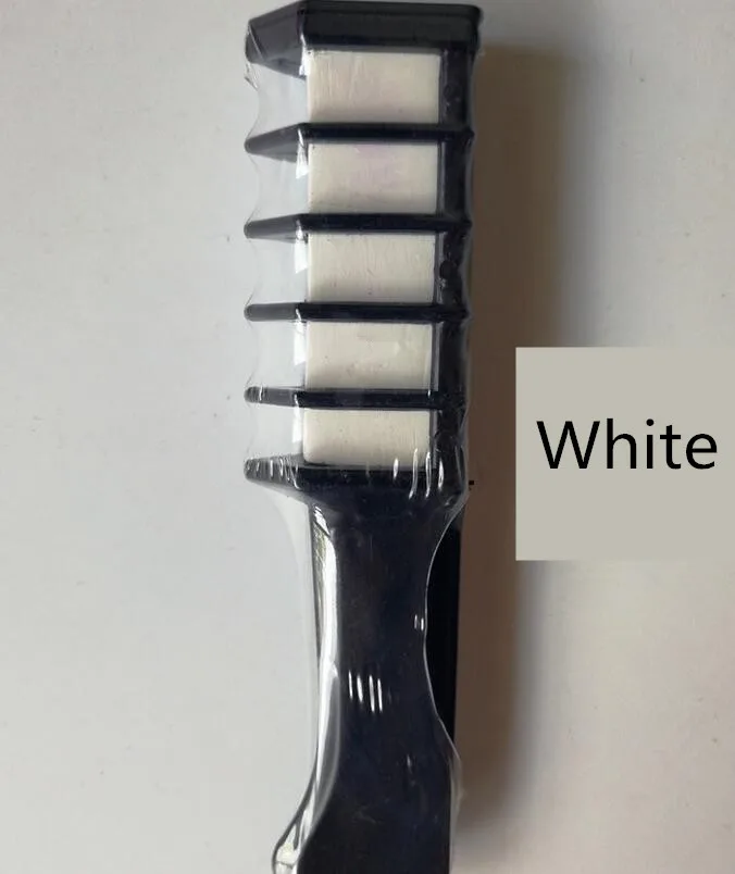 Ivory Hair Comb Модный 1 набор, 4 цвета, краска для волос, временная краска для волос, мел, пудра, мягкий салонный цвет для волос, сделай сам, мелки для укладки волос, вечерние, рождественские - Цвет: Ivory Hair Comb